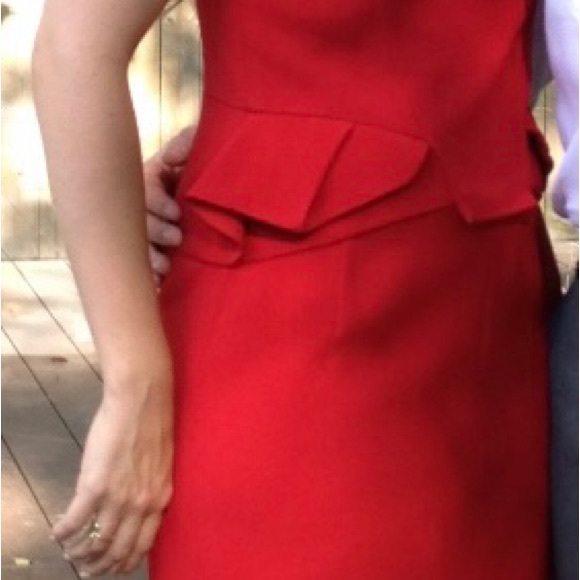 elie saab red dress size 40 - Picture 5 of 6